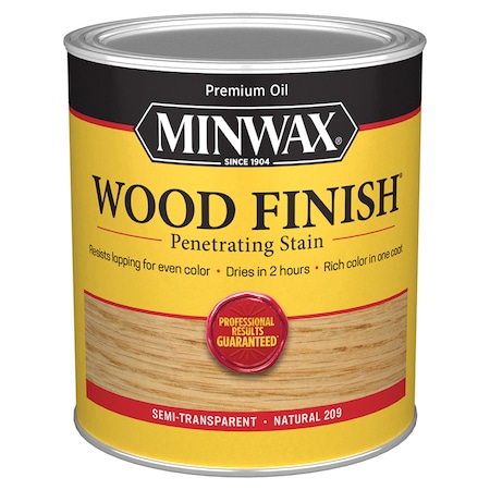 Minwax 1 Qt Natural Wood Finish Oil-Based Wood Stain 70000